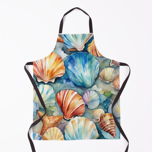 Item preview, Sea Shells on the Beach designed and sold by Square Root of Squid.