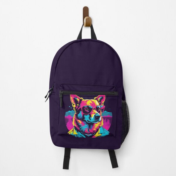 Item preview, When your little dog adopts glasses, each lick is a stroke of fashion, creating a canine masterpiece full of love and style designed and sold by Pulsant  Paintings.
