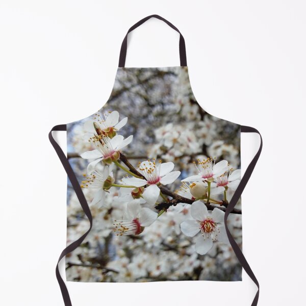Item preview, Close up of Cherry plum with white blossoms 5 original artwork designed and sold by paragonDesign28.