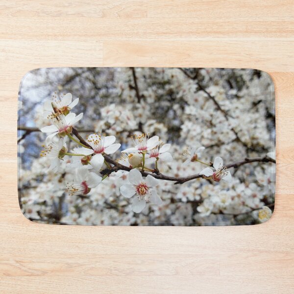 Item preview, Close up of Cherry plum with white blossoms 5 original artwork designed and sold by paragonDesign28.