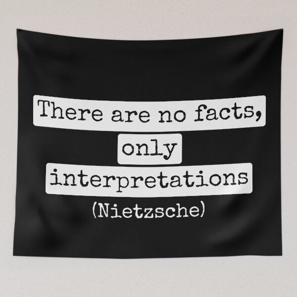 Item preview, Nietzsche Quote Interpretations - Philosophical Wisdom Design designed and sold by Unitepeople.