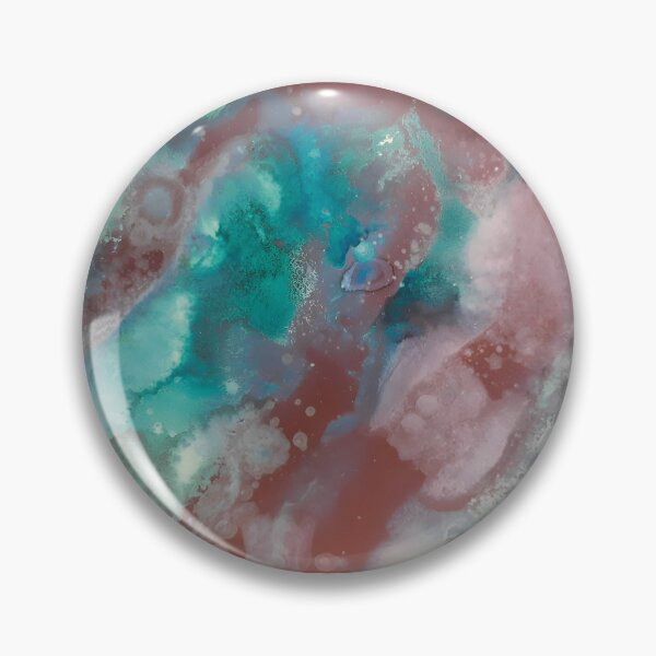 Item preview, Blue Wave Alcohol Ink Painting designed and sold by freshinkarts.