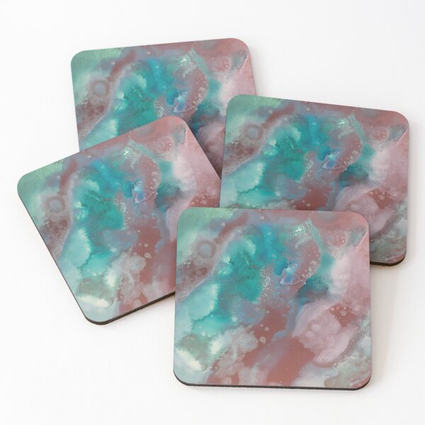 Item preview, Blue Wave Alcohol Ink Painting designed and sold by freshinkarts.