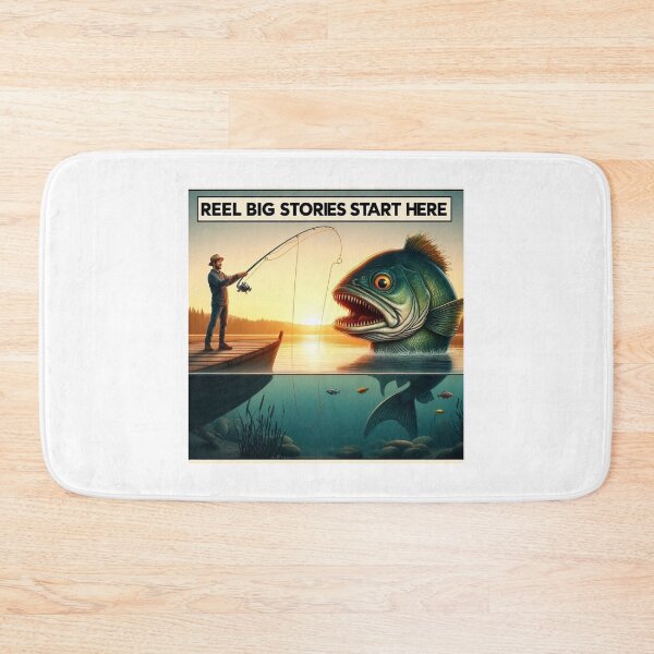 Item preview, Fishing stories design designed and sold by BioFaStore.