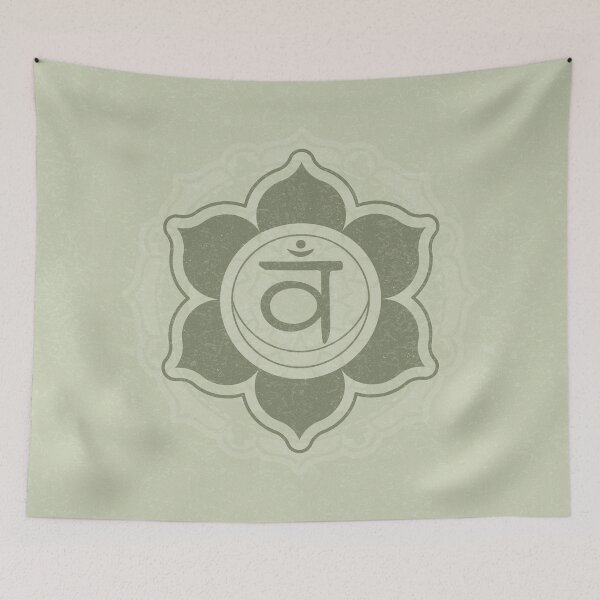 Item preview, Sacral Chakra Mandala - Tea + Sage designed and sold by Irene Estelle.