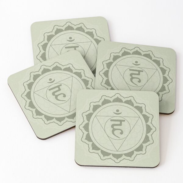 Item preview, Throat Chakra Mandala - Tea + Sage designed and sold by Irene Estelle.