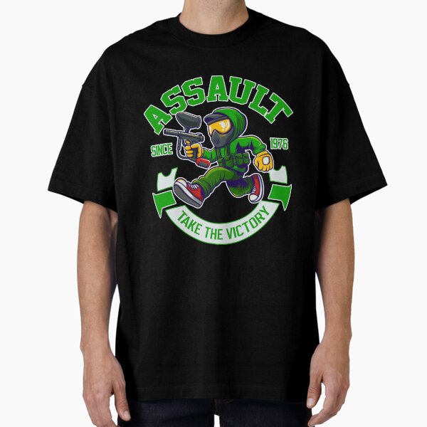 Vista previa del artículo con la obra «Assault paintball victory : paintball team», diseñado y vendido por PaintballManiac.