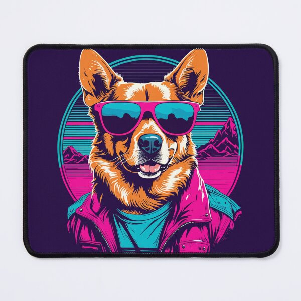 Item preview, When your little dog adopts glasses, each nap becomes a moment of relaxed style, with ears and lenses harmoniously matching designed and sold by Pulsant  Paintings.