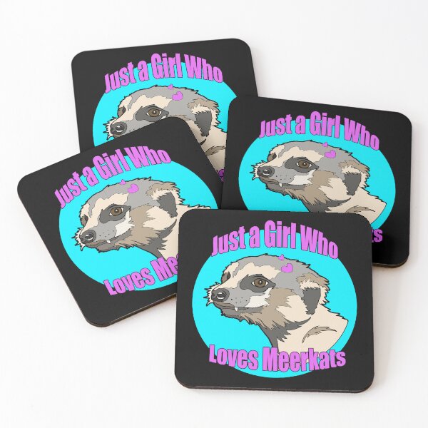 Item preview, Just a Girl who Loves Meerkats | Gift for Meerkat Lover designed and sold by Marian Murdoch.