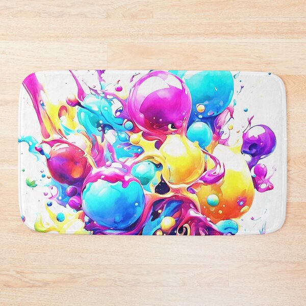 Item preview, Colourful ice cream splash designed and sold by Rorulent.