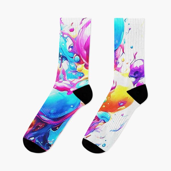 Item preview, Colourful ice cream splash designed and sold by Rorulent.