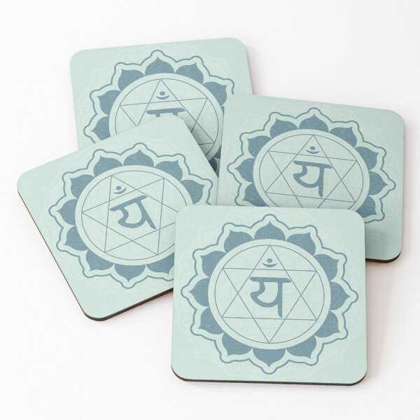Item preview, Heart Chakra Mandala - Mint + Peacock designed and sold by Irene Estelle.