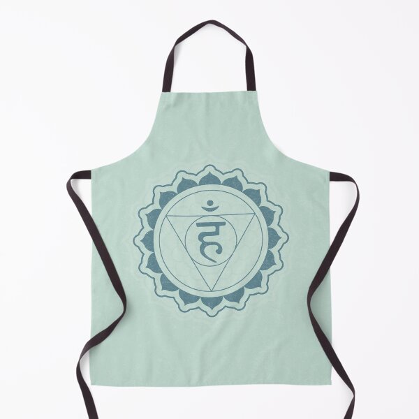 Item preview, Throat Chakra Mandala - Mint + Peacock designed and sold by Irene Estelle.