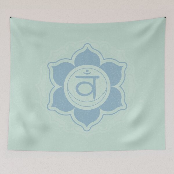 Item preview, Sacral Chakra Mandala - Mint + Sky designed and sold by Irene Estelle.