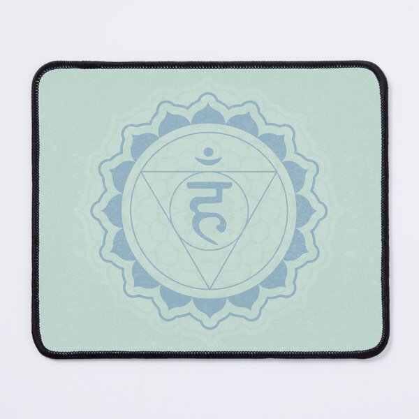 Item preview, Throat Chakra Mandala - Mint + Sky designed and sold by Irene Estelle.