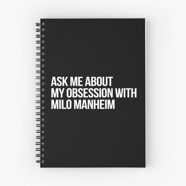 Item preview, Ask me About my Obsession with Milo Manheim designed and sold by 2000sbabyangel.