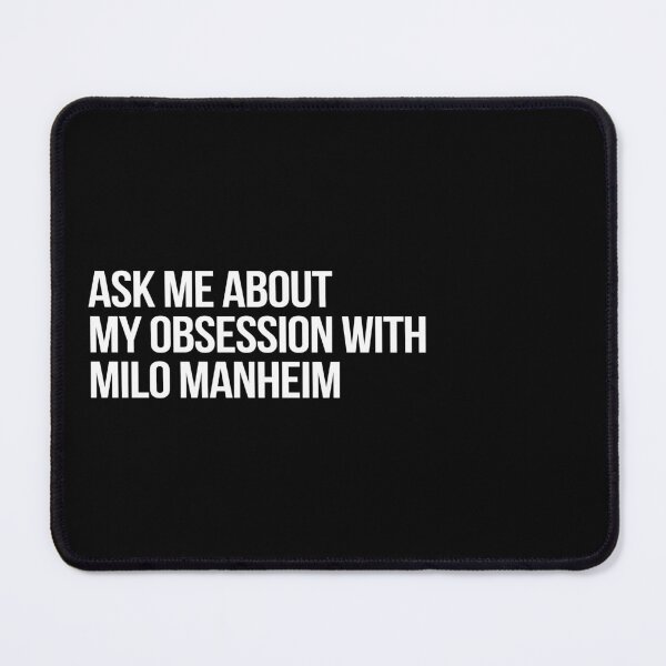 Item preview, Ask me About my Obsession with Milo Manheim designed and sold by 2000sbabyangel.