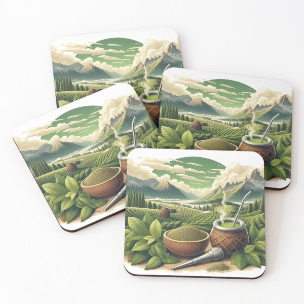 Item preview, Yerba Mate Plantation Landscape designed and sold by Domiska.