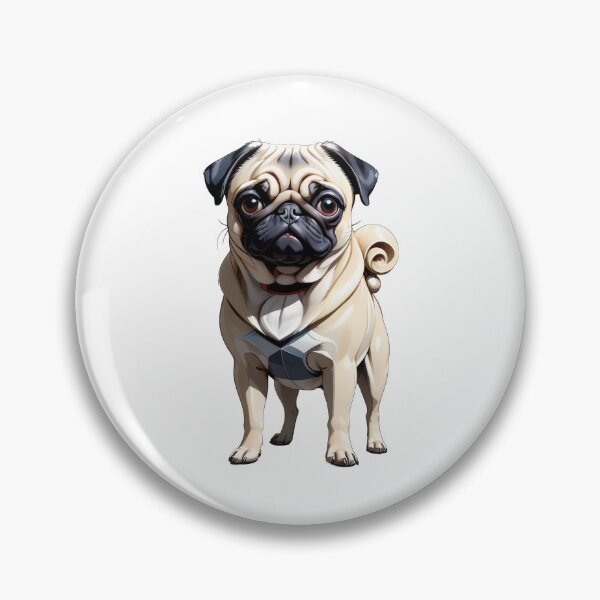 Item preview, Ultra Detailed Pug Dog Design designed and sold by Bilisik.