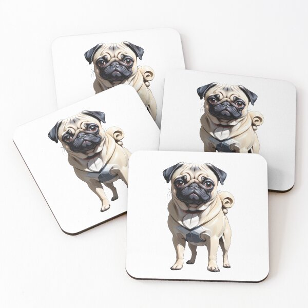 Item preview, Ultra Detailed Pug Dog Design designed and sold by Bilisik.