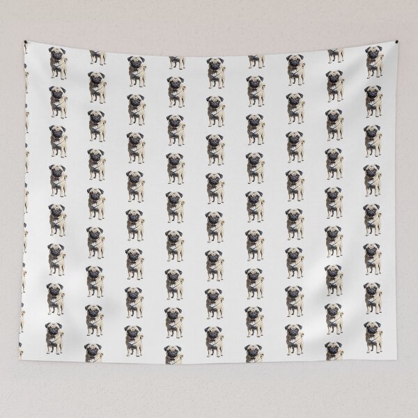 Item preview, Ultra Detailed Pug Dog Design designed and sold by Bilisik.