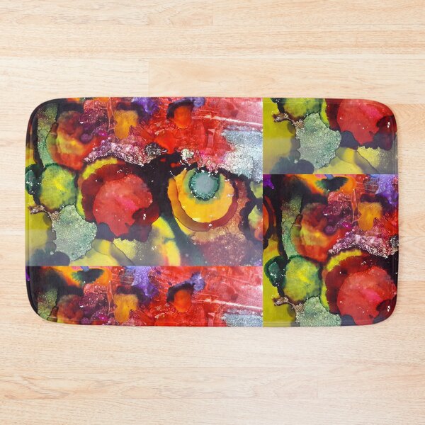 Item preview, Bright Color Abstract Alcohol Ink Painting designed and sold by freshinkarts.