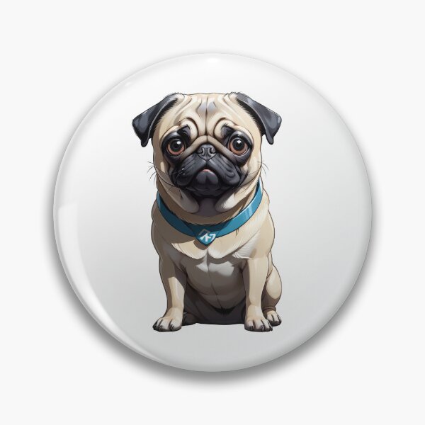 Item preview, Cute Pug designed and sold by Bilisik.