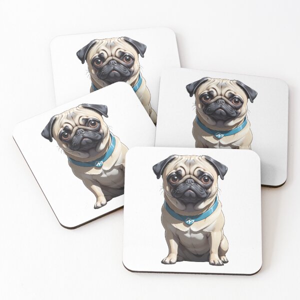 Item preview, Cute Pug designed and sold by Bilisik.