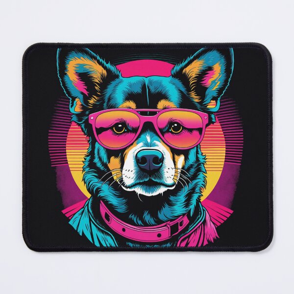 Item preview, When your little dog wears glasses, each hug becomes a cozy fashion moment, where fur and lenses meet in perfect harmony designed and sold by Pulsant Paintings.