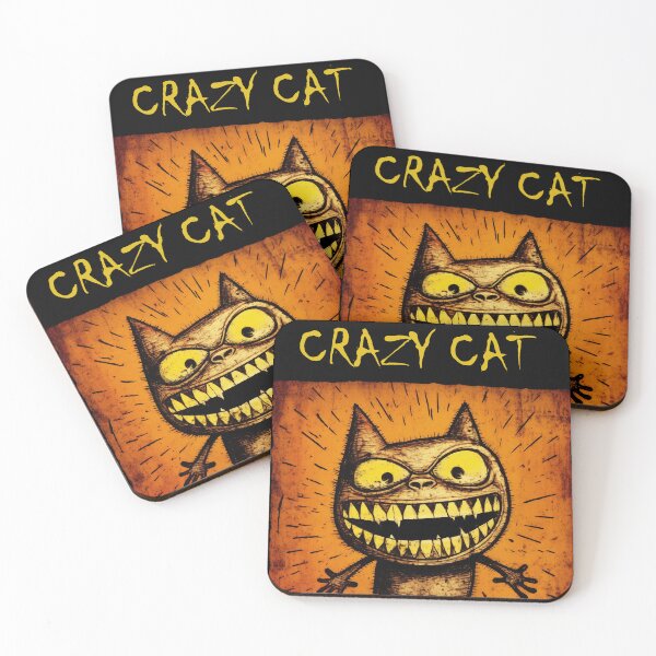 Item preview, Crazy Cat designed and sold by CoolMantras.