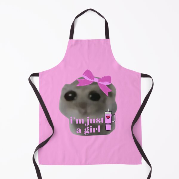 Item preview, I'm just a girl Sad Hamster Meme designed and sold by otyliadesign.