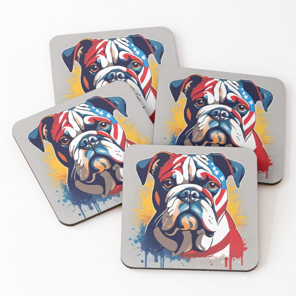Item preview, Bulldog - Patriotic designed and sold by Kappadog.