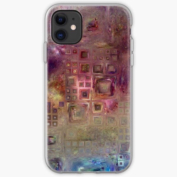 Crystalline Squares 6 iPhone Soft Case