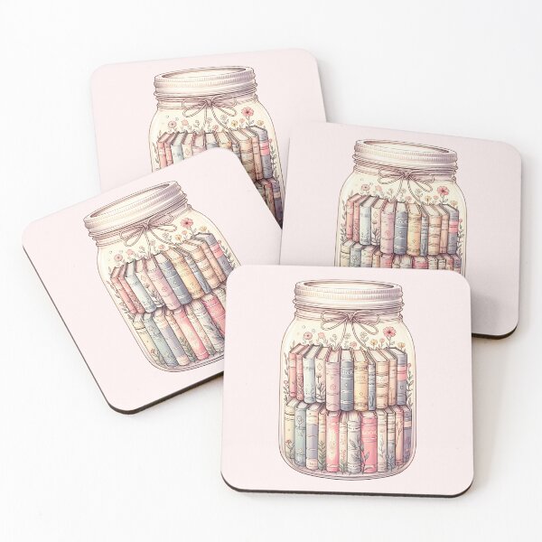 Item preview, Reading addiction. Reading Enthusiast. Literary Mason Jar - Cozy Book Collection Art designed and sold by Unitepeople.