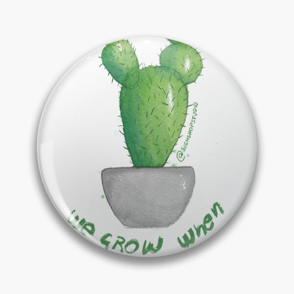 Item preview, We Grow when things are hard Cactus Design designed and sold by thesighshop.