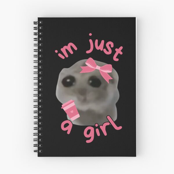 Item preview, I'm just a girl Meme Hamster designed and sold by otyliadesign.