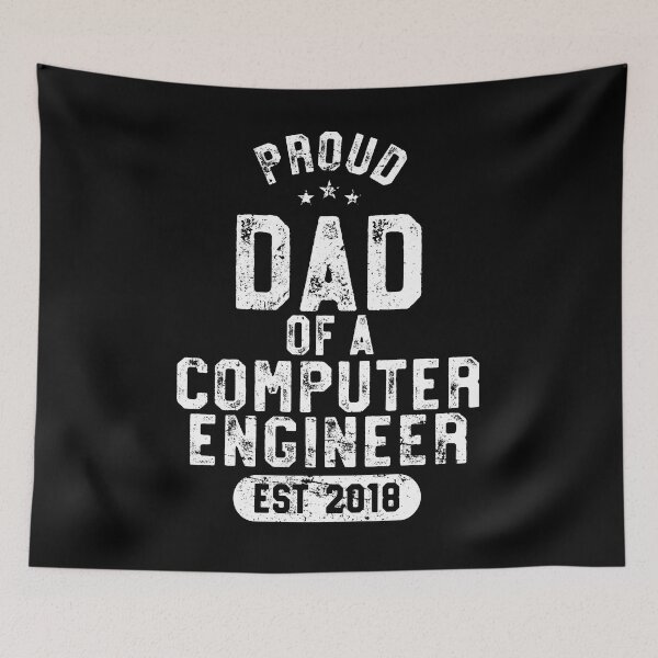 Item preview, Proud Dad Of Computer Engineer Shirt 2018 Graduate Senior T-Shirt designed and sold by 14thFloor.