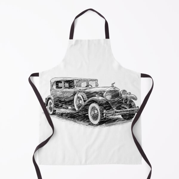 Item preview, Historical Vintage car retro car sketch designed and sold by Szkicerka.