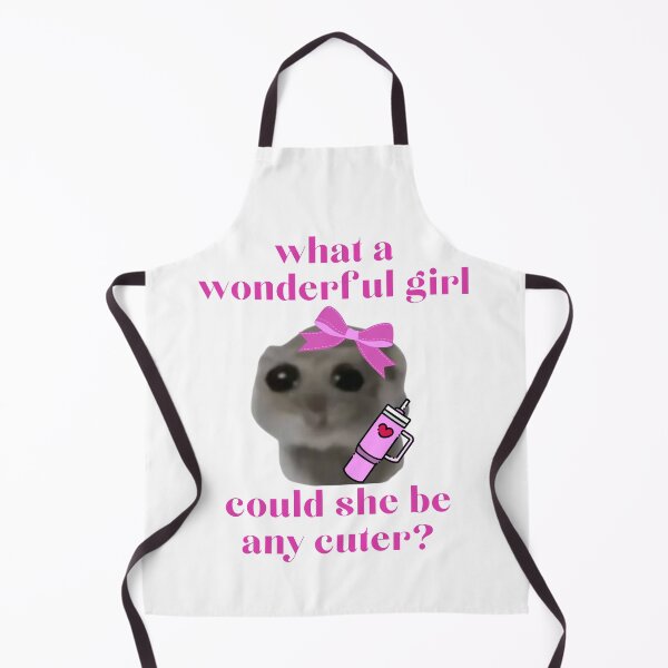 Item preview, What a wonderful girl Hamster Meme designed and sold by otyliadesign.