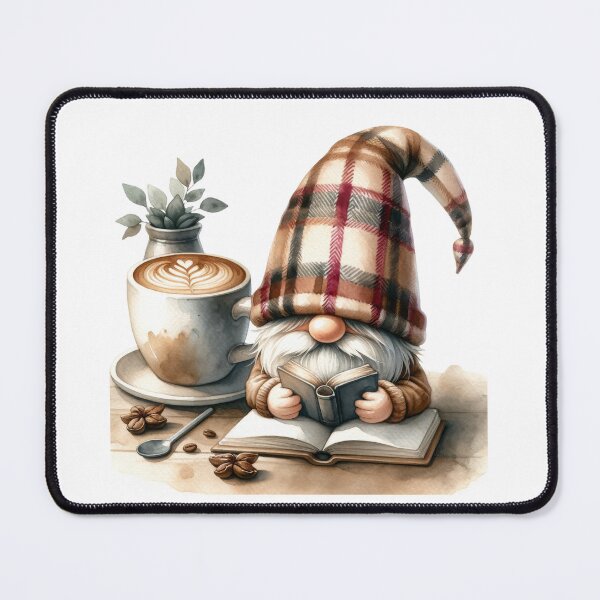 Item preview, Cute Coffee Lover Gnome designed and sold by Magnuna.