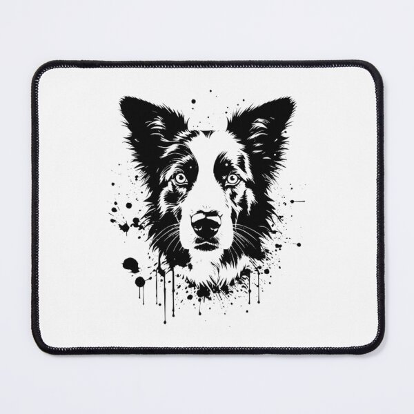 Item preview, Border Collie Black Design designed and sold by NicolasGlowArt.