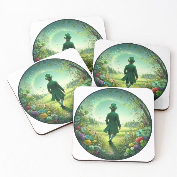 Artikelvorschau, Kobold in Back Happy St. Patricks Day Landscape entworfen und verkauft von Expressions-Sel.