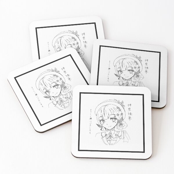 Item preview, Ayaka Black and White Illustration designed and sold by Akira K.