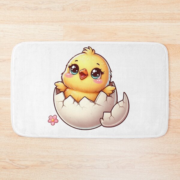 Item preview, Cute Chick Hatching From a Cracked Egg designed and sold by Delamoon.