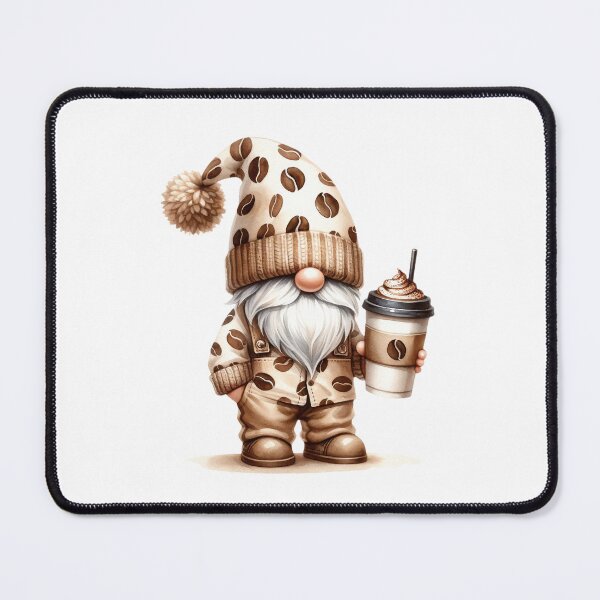 Item preview, Cute Coffee Lover Gnome designed and sold by Magnuna.
