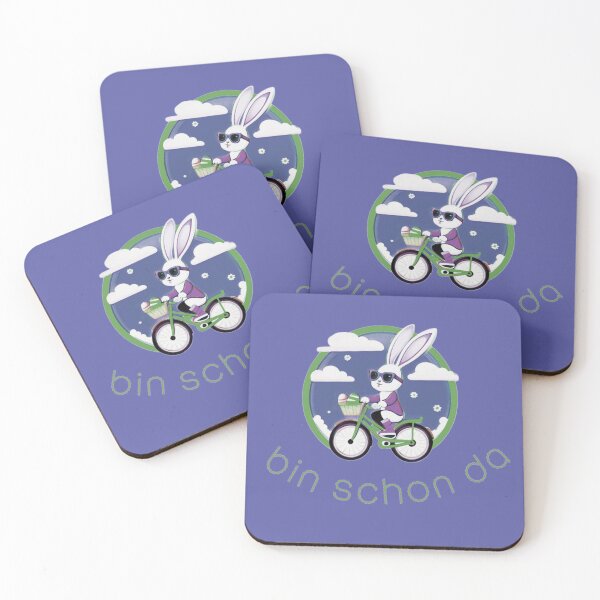 Item preview, I'm already there - fast bunny on the bike - Easter comic designed and sold by kikidu21.