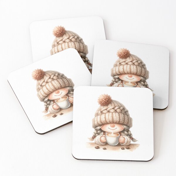 Item preview, Cute Coffee Lover Gnome designed and sold by Magnuna.