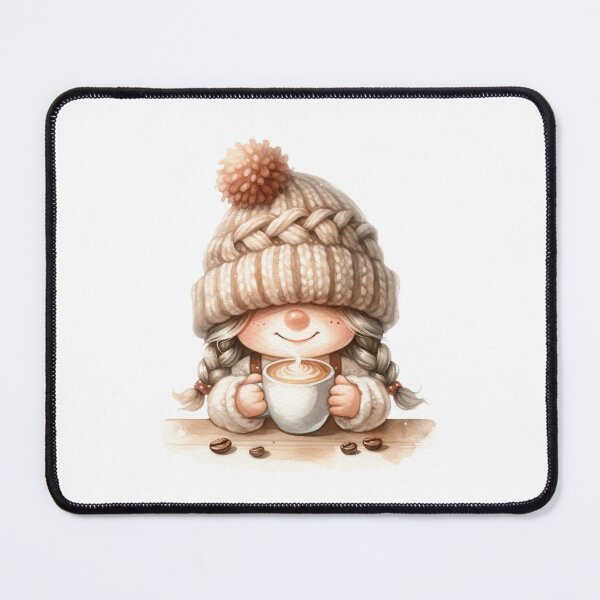Item preview, Cute Coffee Lover Gnome designed and sold by Magnuna.