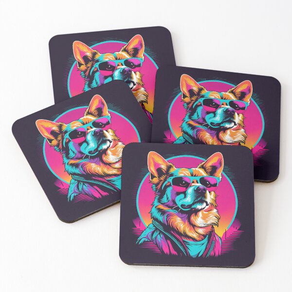 Item preview, The king of canine fashion sunglasses and an unmistakable gaze designed and sold by Pulsant  Paintings.