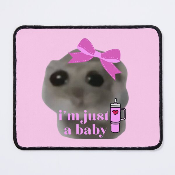 Item preview, I'm just a baby Sad Hamster designed and sold by otyliadesign.